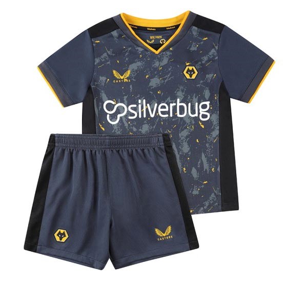 Camiseta Wolves 2ª Niño 2021-2022